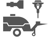 Druckluft  Bohr-Schlag-Aufbruchhammer Technik & Kompressoren