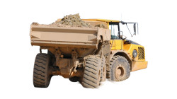 Knickgelenkte Dumper