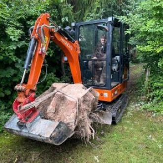 Minibagger Hitachi ZX19-6 – 1,9 t mit Powertilt
