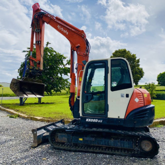 Kubota KX080-3 Minibagger 8,0to 