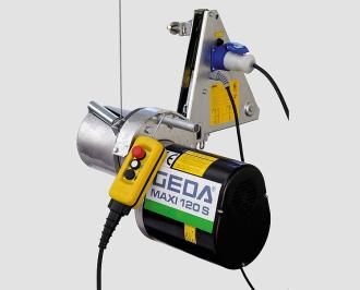 Elektroseilwinde mit Schwenkarm Gerüstbauaufzug 230 V Tragkraft 150 kg