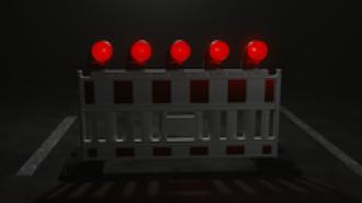 BASt Baustellen-Warnleuchte | rot