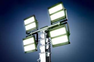 LED-Beleuchtung Lichtmast mobil