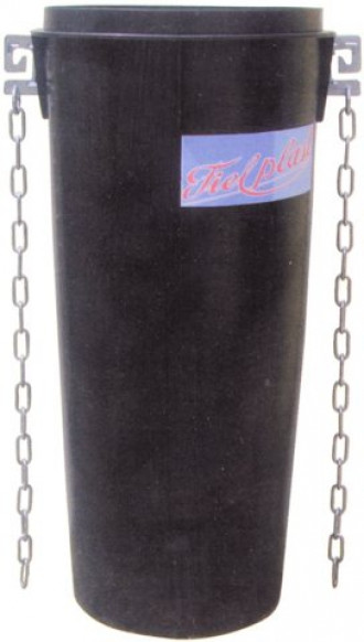 Bauschuttrutsche 10 Stück PVC mit Trichter 