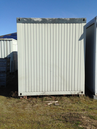 Büro-Container 6 m  Stirn + Längs-Fenster        MIET-TERMIN in 12 MONATEN