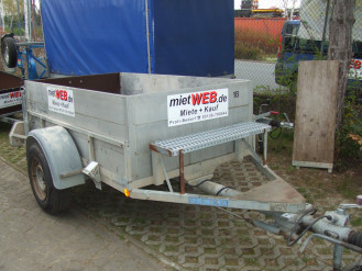 Anhänger 1,5 to Kastenanhänger 2 m 2 x 1,2 m Gießen