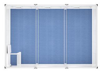 Trioanlage mit Windfang - 20 ft - 6 x 9 m Duo- & Trioanlagen