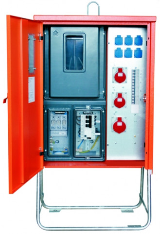 BAUSTROMSCHRANK AV40.1 21-6 ALLSTROMSENSITIV  Typ-B DIN VDE 0100-704 Gronau (Leine)