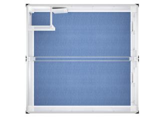 Duoanlage mit Windfang - 20 ft - 6 x 6 m Duo- & Trioanlagen