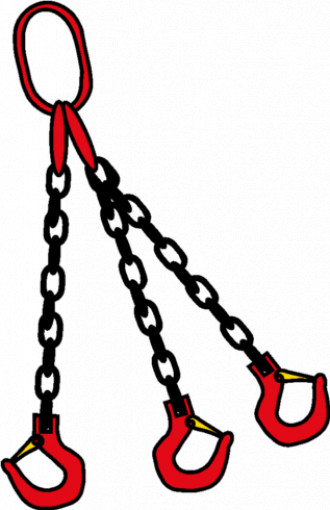 Kettengehänge 4-strang 2 m 