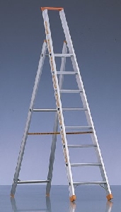 Stufen-Stehleiter Ah 4,1 m  9-stufig mieten