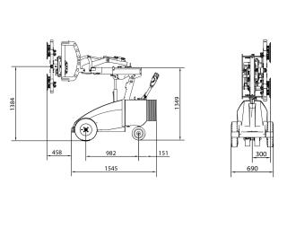 Glas-Montage-Gerät GMG 375 mit 375 kg Traglast