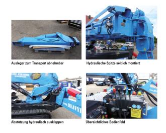 Minikran MRK 144.0 - 2,9 t Traglast