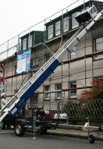 Möbelaufzug, Möbellift, Umzugslift, Schrägaufzug Vermietung - Service – Verkauf