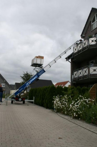 Möbelaufzug, Möbellift, Umzugslift, Schrägaufzug Vermietung - Service – Verkauf