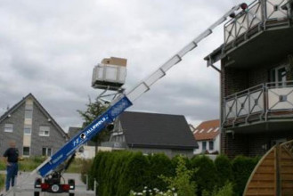 Möbelaufzug, Möbellift, Umzugslift, Schrägaufzug Vermietung - Service – Verkauf
