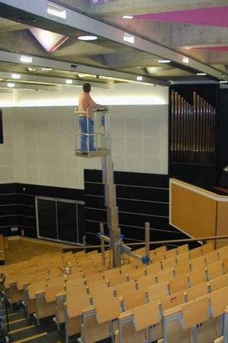 Sporthallenlift, Hörsaallift, Kinolift Personenlift Vermietung - Service – Verkauf