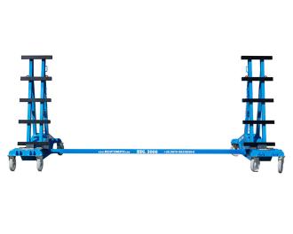 Glaswagen für schwere und breite Elemente - bis 3000 kg Traglast - HDL 3000