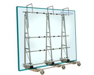 Glaswagen für geteilte Fenster- und Fassadenelemente - bis 1000 kg Traglast - HDF 1000/3 Germering