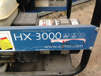 Stromaggregat 3,5 KVA SDMO HX 3000 Gießen