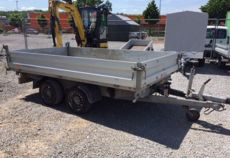 PKW Tandem 3 Seiten-Kipper 2500 kg Nutzlast Kippanhänger Pforzheim
