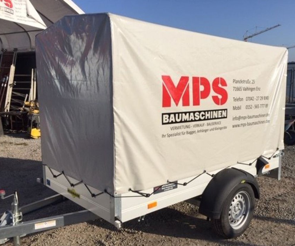 PKW Anhänger Pritsche/Plane 1000 kg Nutzlast Planenanhänger mieten