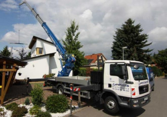 Dachdeckerkran, LKW-Kran, Autokran, AK (7,49t) Vermietung - Service - Verkauf