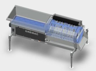 Semimobile Trommelsiebanlage GREMAC eZero 