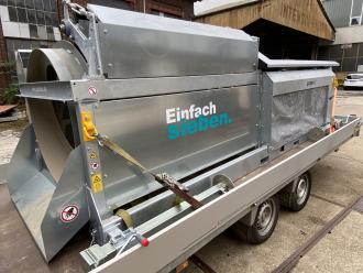 Semimobile Trommelsiebmaschine GREMAC eZero