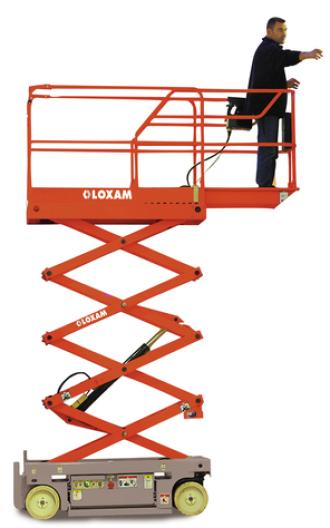 Scherenarbeitsbühne - elektrisch - 6 m Arbeitshöhe 