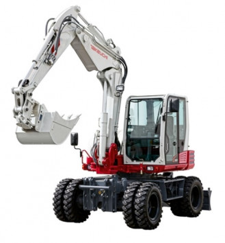 Takeuchi Mobilbagger TB 295 W mit Powertilt 