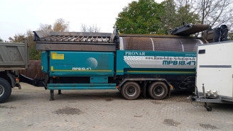 Trommelsiebanlage Pronar MPB 1847 mit Radlader