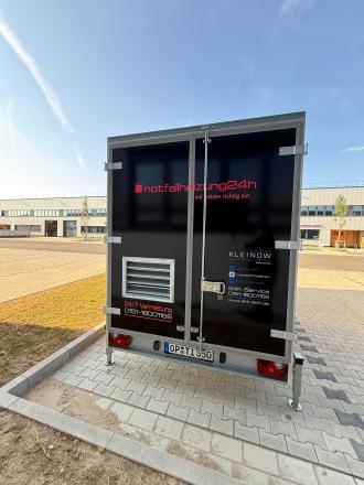 Mobile Heizzentrale 350 plus Heizzentrale Anhänger