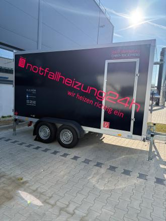 Mobile Heizzentrale 350 plus Heizzentrale Anhänger