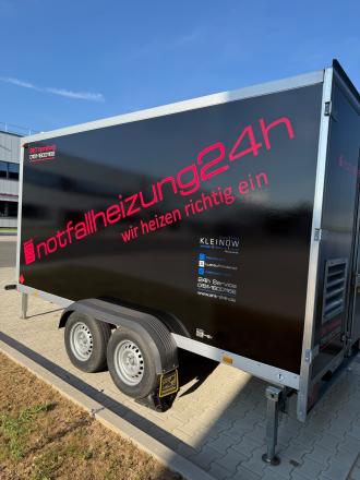 Mobile Heizzentrale 350 plus Heizzentrale Anhänger