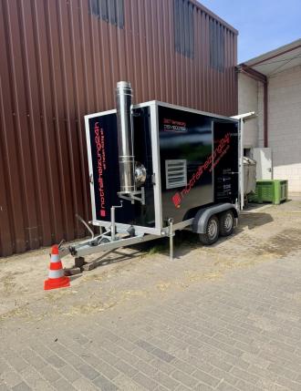 Mobile Heizzentrale 160 plus Heizzentrale Anhänger Düsseldorf
