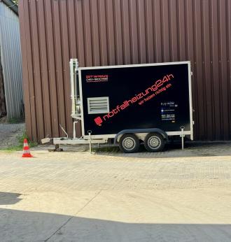 Mobile Heizzentrale 160 plus Heizzentrale Anhänger