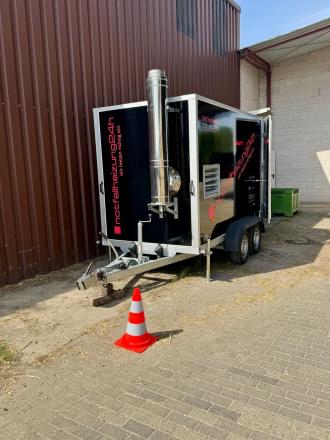 Mobile Heizzentrale 160 plus Heizzentrale Anhänger