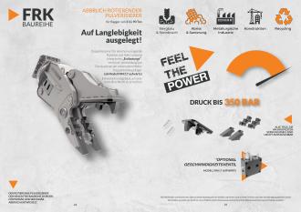 KINSHOFER GROUP FRK26 Drehbarer Pulverisierer 20-32t Bagger