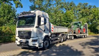 Transporte für Land,- und Baumaschinen