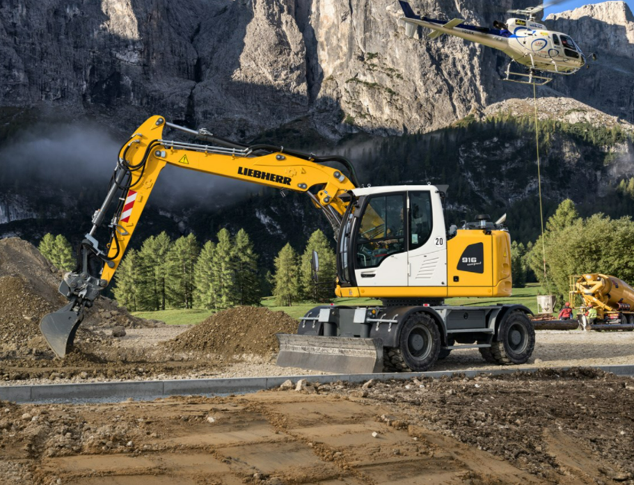 Mobilbagger Liebherr A 916 Compact mieten