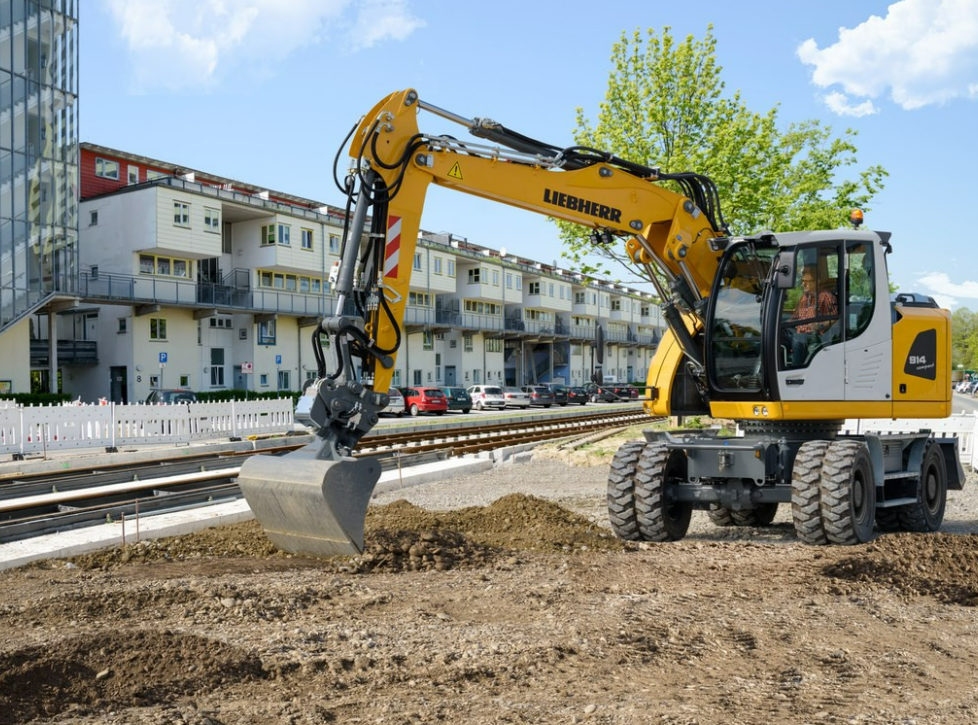 Mobilbagger Liebherr A 914 Compact mieten