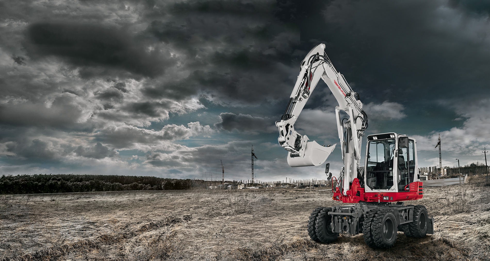 Mobilbagger Takeuchi TB 295 W mieten