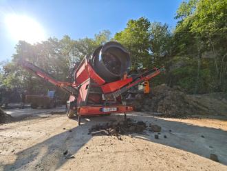 Trommelsiebanlage easyScreen 7000 F3 – mobil sieben im GaLaBau