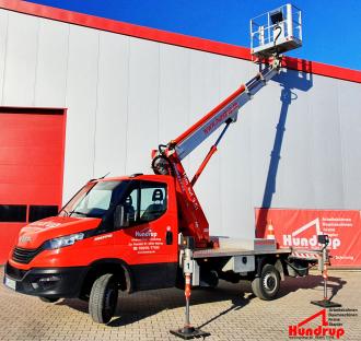 LKW-Arbeitsbühne Multi 162: auf 3.5 t | 16 m Arbeitshöhe | 11,50 m Reichweite 