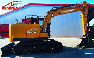 15 t Kettenbagger mieten : 5,5 m Grabentiefe | 78,5 kW