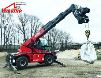 drehbarer Teleskoplader/Teleskopstapler HTLR 5021: 20,80 m Hubhöhe | 5 t Hubkraft Hamm