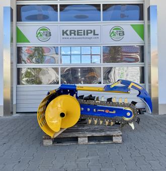 KINSHOFER / Auger Torque XHD900 Grabenfräse 150mm Kombi-Kette 5-7,5t 
