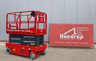 Scherenarbeitsbühne ES1412E: 13,80 m Arbeitshöhe | 320 kg Tragkraft | Elektro