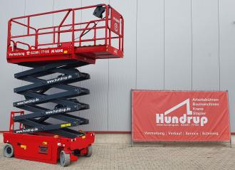 Scherenarbeitsbühne ES1412E: 13,80 m Arbeitshöhe | 320 kg Tragkraft | Elektro Castrop-Rauxel